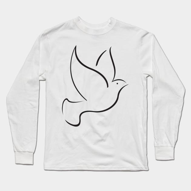 bird Long Sleeve T-Shirt by MarkoShirt